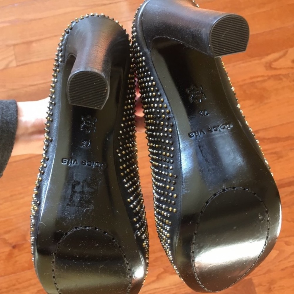 Dolce Vita Brenna Studded Bling Platform Pumps 7.5 - Picture 7 of 8